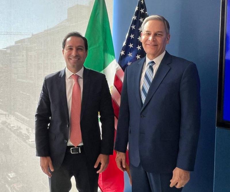 Presenta el Gobernador Mauricio Vila Dosal ante empresarios y representantes gubernamentales estadounidenses ventajas de invertir en Yucatán