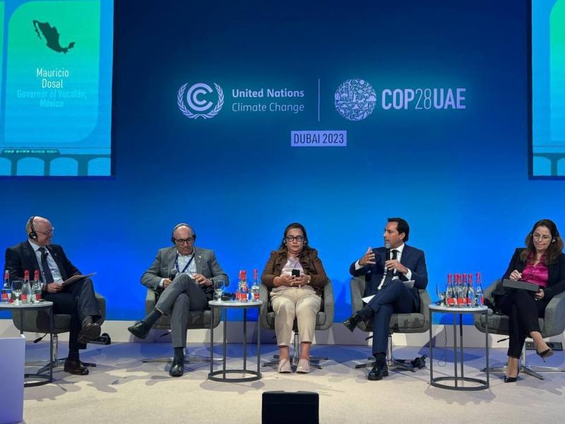 El Gobernador Mauricio Vila Dosal hace un llamado a la comunidad internacional a sumarse a la lucha contra el cambio climático y la salvaguarda de la biodiversidad