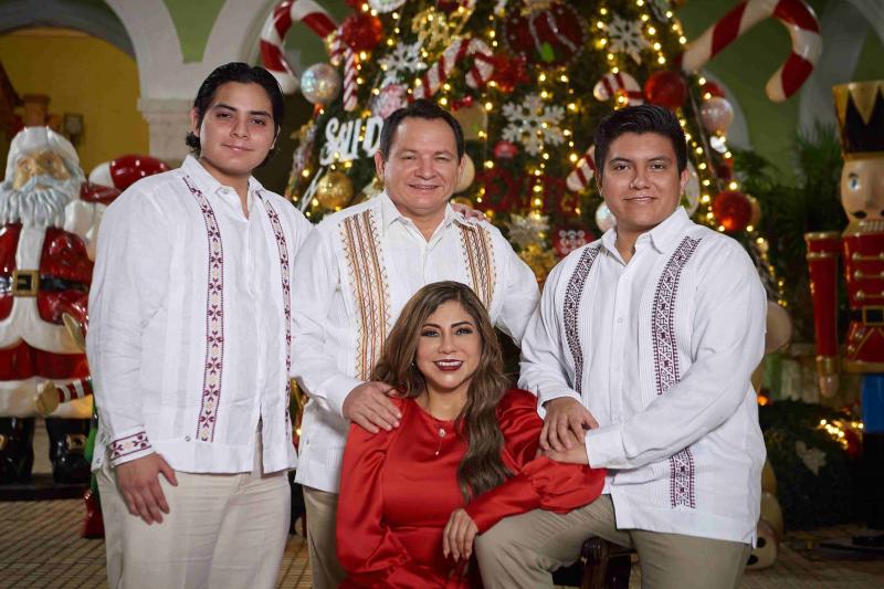 Envía el Gobernador Joaquín Díaz Mena mensaje de paz y unidad en esta Navidad