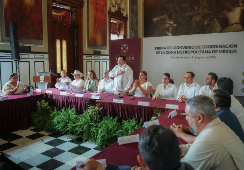 Joaquín Díaz Mena impulsa la planeación conjunta para transformar la Zona Metropolitana de Mérida