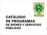 Catálogo de programas de bienes y servicios públicos 2014
