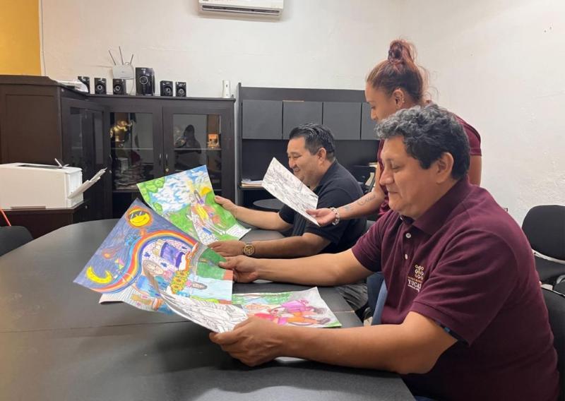Participan niñas, niños y jóvenes yucatecos en el 32° Concurso Nacional de Dibujo y Pintura
