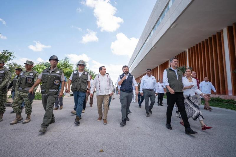 Supervisan avances del nuevo Hospital General IMSS-Bienestar "Dr. Agustín O’Horán"