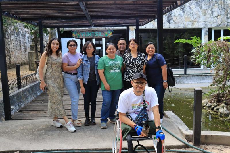 Persona con discapacidad vive un día en la SDS  