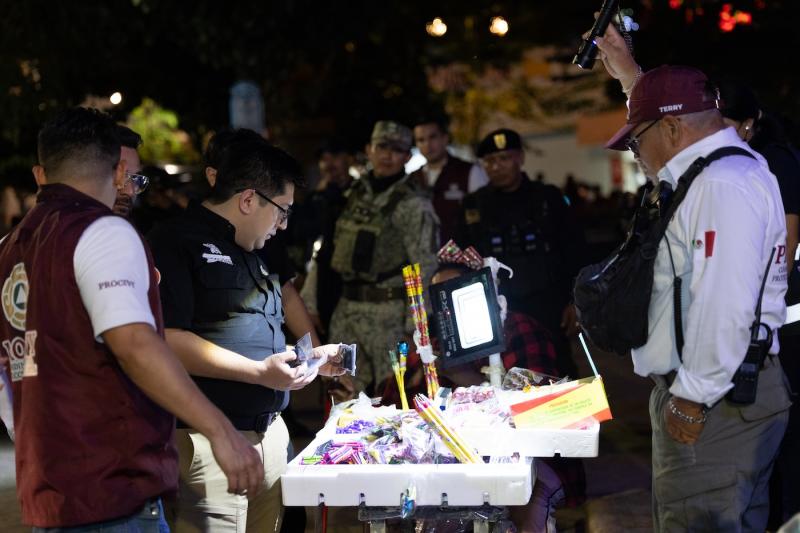 Procivy refuerza operativos por pirotecnia en Mérida y municipios durante fin de año