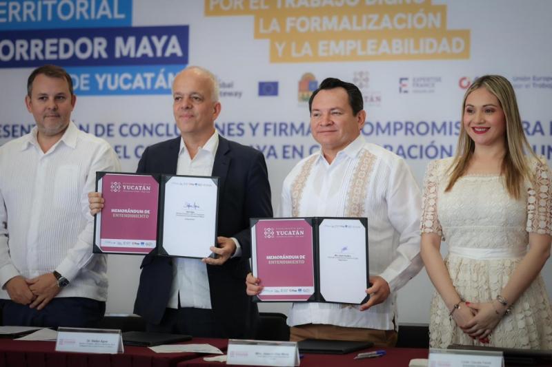 Yucatán y Unión Europea acuerdan hoja de ruta por el trabajo digno en el turismo