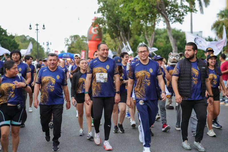 Gobierno del Estado respalda celebración deportiva por el 104 aniversario de la UADY