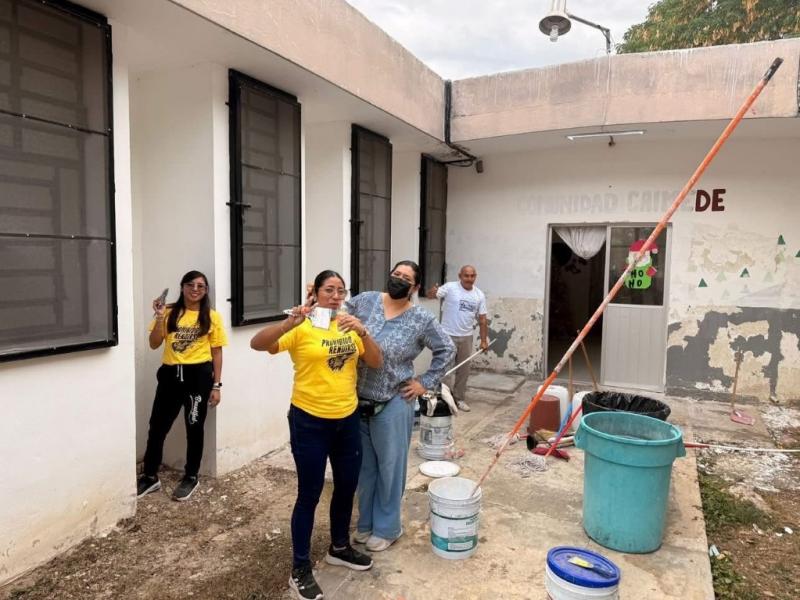 DIF Yucatán fortalece espacios de atención con el reacondicionamiento del ala infantil Otoch K’iin