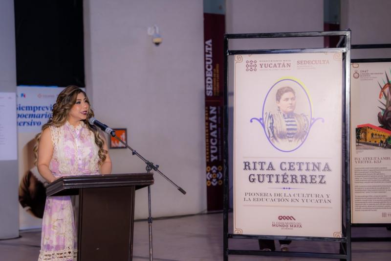 Sedeculta y BBVA México inauguran exposición inmersiva sobre Rita Cetina con motivo del 8M