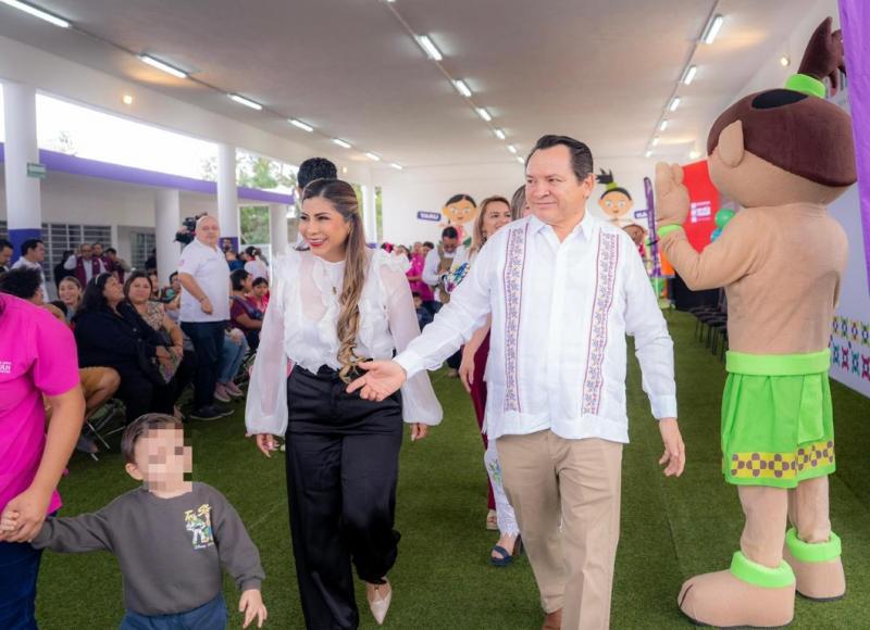 Más y mejores espacios para infancias de Conkal con reapertura del CAI Realidades para Niños