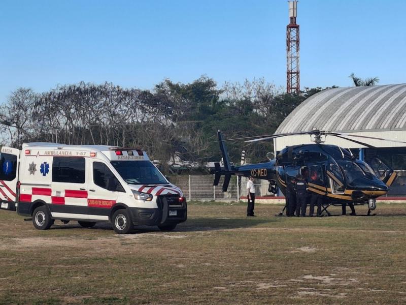 Coordinación entre SSP y SSY salva la vida de adolescente tras mordedura de serpiente en Tizimín