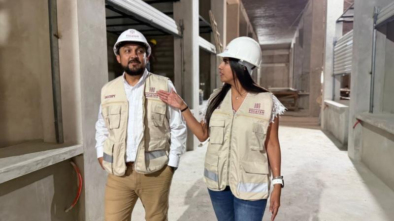 Avanza la modernización del mercado municipal de Ticul