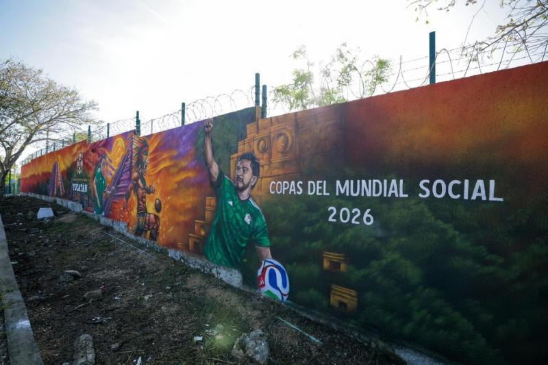 Inicia "Murales Mundialistas" para recuperar espacios públicos en todo Yucatán