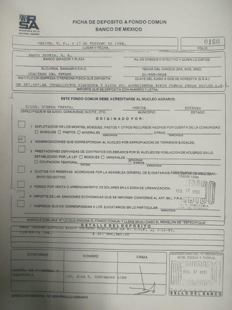 Indemnización por tierras de Sierra Papacal fue cubierta desde 1993