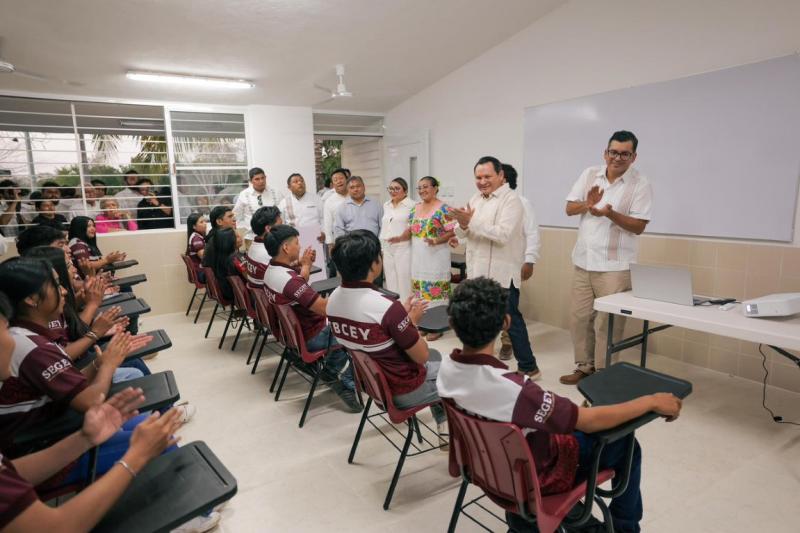 Impulsan educación y desarrollo rural en Ticul con nuevas obras