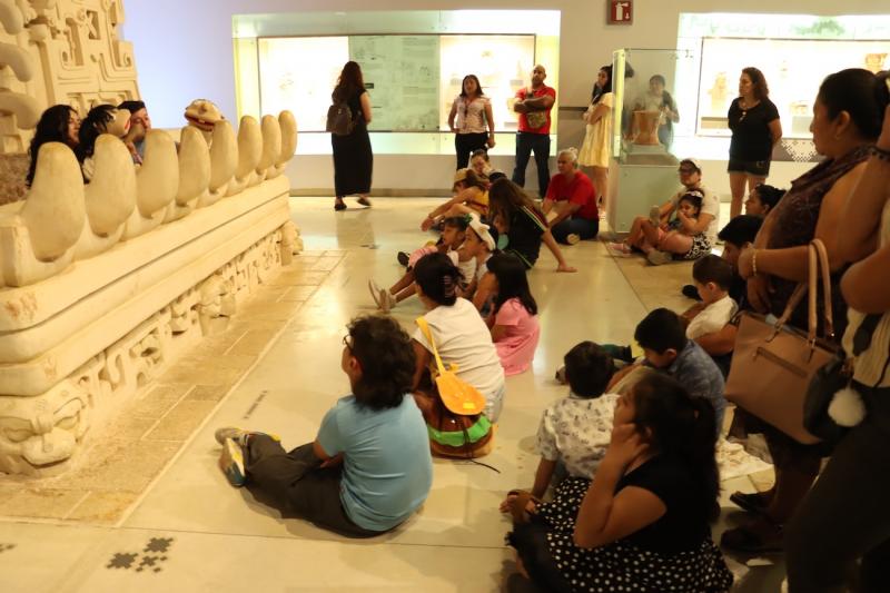 Acercan patrimonio a todas las edades con cartelera gratuita en el Gran Museo del Mundo Maya