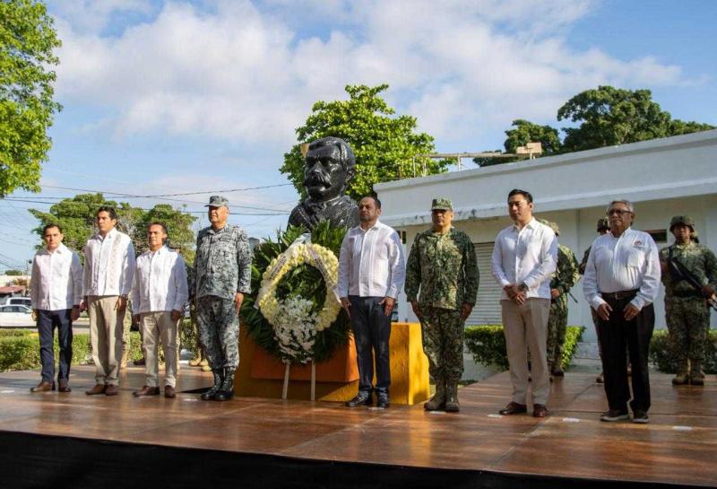Conmemoran en Yucatán el 107 aniversario luctuoso de Emiliano Zapata