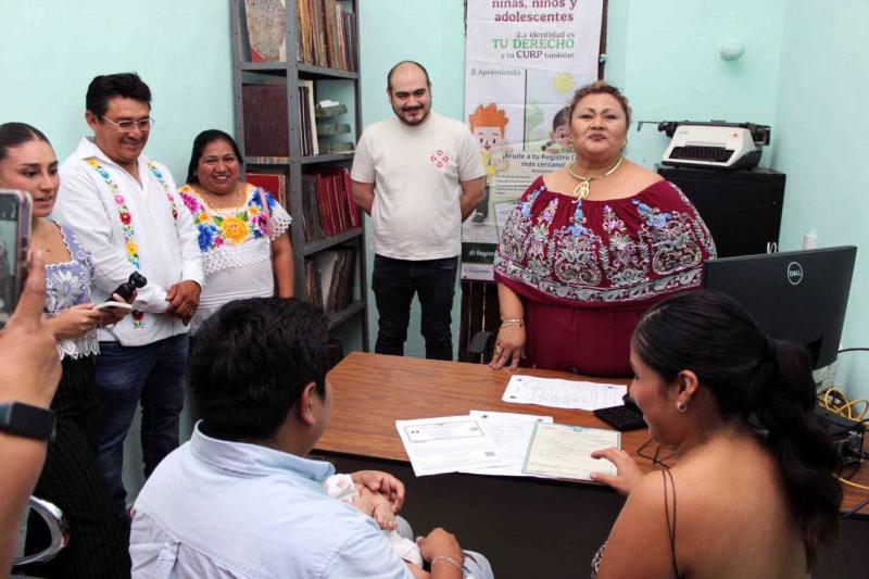 Reabre oficialía del Registro Civil en la comisaría de Sitpach