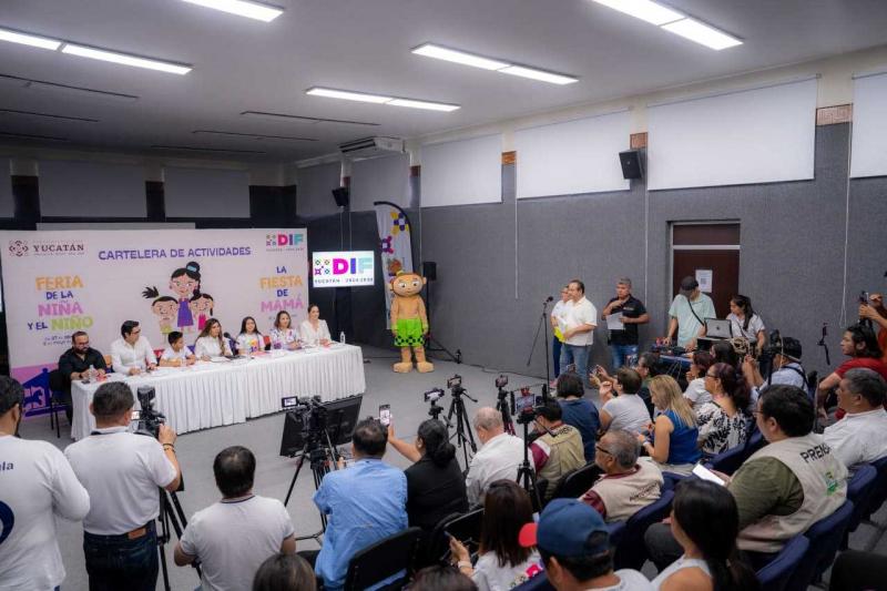 DIF Yucatán presenta la Feria de la Niña y el Niño y la Fiesta de Mamá 2026