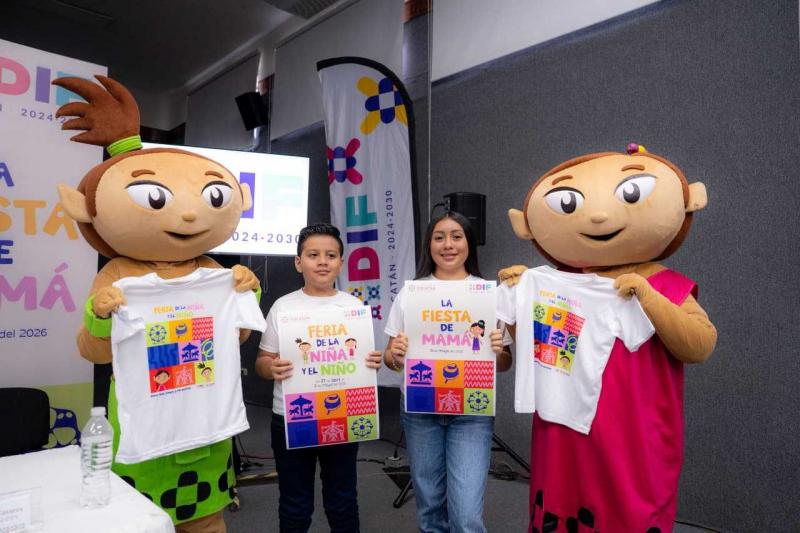 DIF Yucatán presenta la Feria de la Niña y el Niño y la Fiesta de Mamá 2026