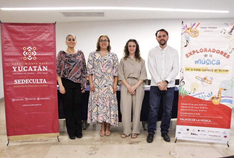 Más música para infancias con la Banda Sinfónica de Yucatán