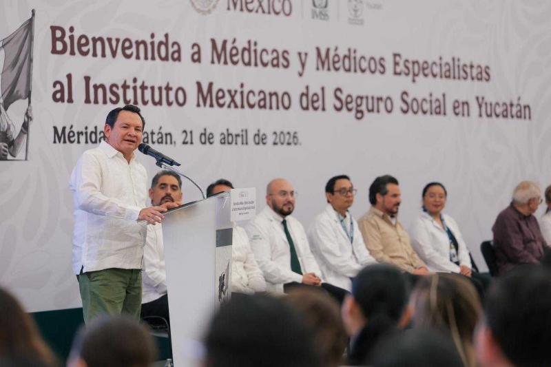 Refuerzan atención hospitalaria en Yucatán con 278 nuevas plazas para especialistas