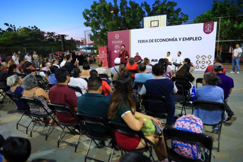 SETY acerca oportunidades laborales a colonias de Mérida