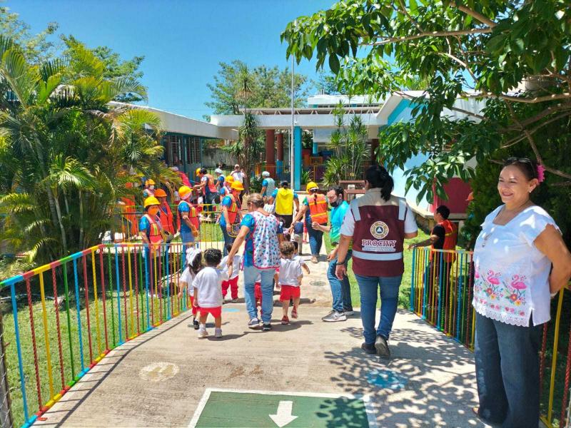 Yucatán registra participación histórica en el Primer Simulacro Nacional 2026