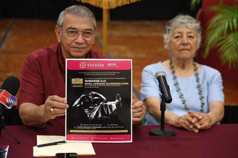 Yucatán rendirá homenaje a Rossana Filomarino por su legado en la danza contemporánea