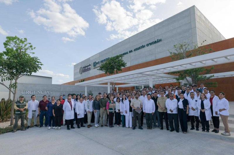 Supervisan fase final para la apertura del nuevo Hospital General "Dr. Agustín O’Horán"