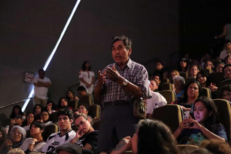 Documental sobre flamencos yucatecos reúne a cientos de personas en el Gran Museo del Mundo Maya