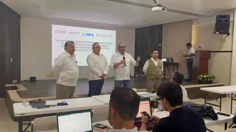 Yucatán, sede nacional de taller para prevenir enfermedades transmitidas por mosquitos