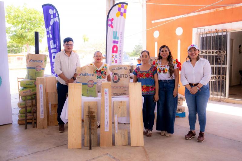 DIF Yucatán fortalece proyectos comunitarios y de seguridad alimentaria en Tixméhuac