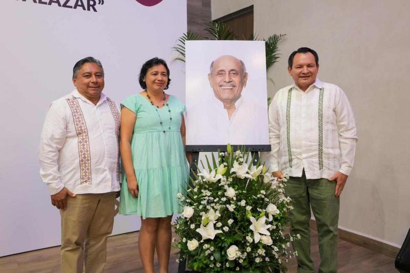 Gobierno del Estado distingue la trayectoria del profesor Roger Hervé Aguilar Salazar