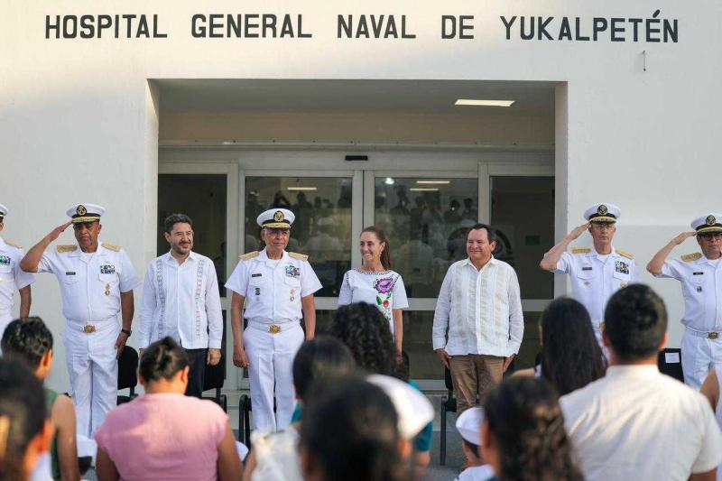Yucatán amplía servicios de salud con nuevo Hospital General Naval de Yucalpetén