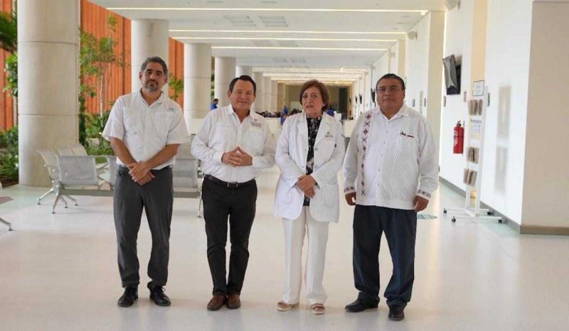 Supervisa Gobernador Joaquín Díaz Mena operación del nuevo Hospital O’Horán
