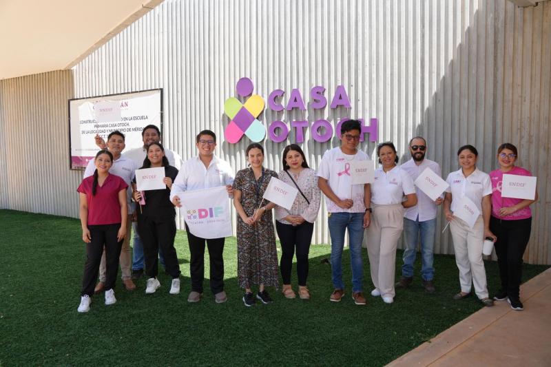 DIF Nacional constata operación de programas alimentarios y comunitarios en Yucatán