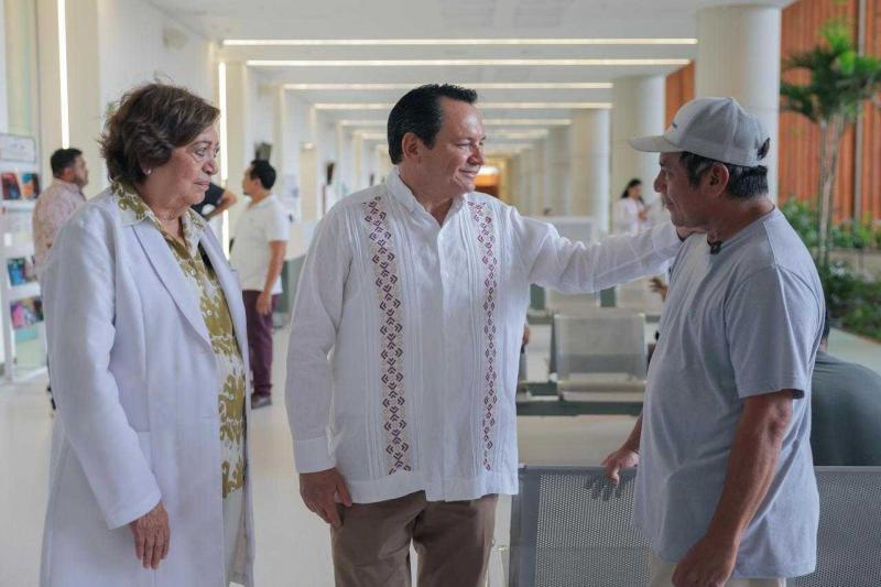 Gobernador Joaquín Díaz Mena garantiza servicios del nuevo Hospital O’Horán pese a inclemencias del tiempo