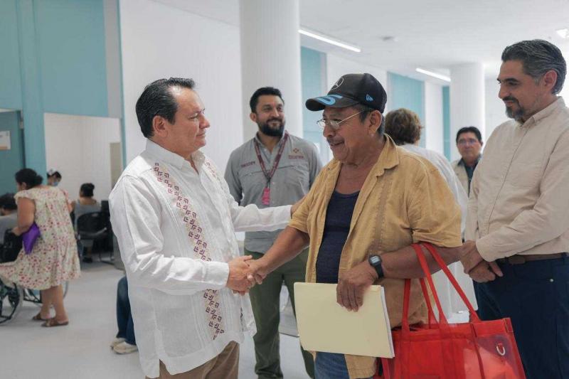 Gobernador Joaquín Díaz Mena garantiza servicios del nuevo Hospital O’Horán pese a inclemencias del tiempo