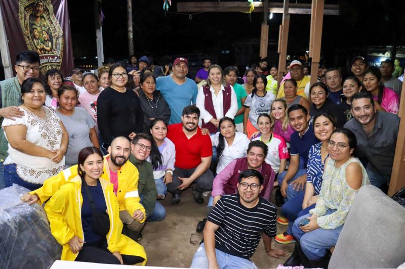 DIF Yucatán brinda apoyo a familias afectadas por lluvias en el sur de Mérida