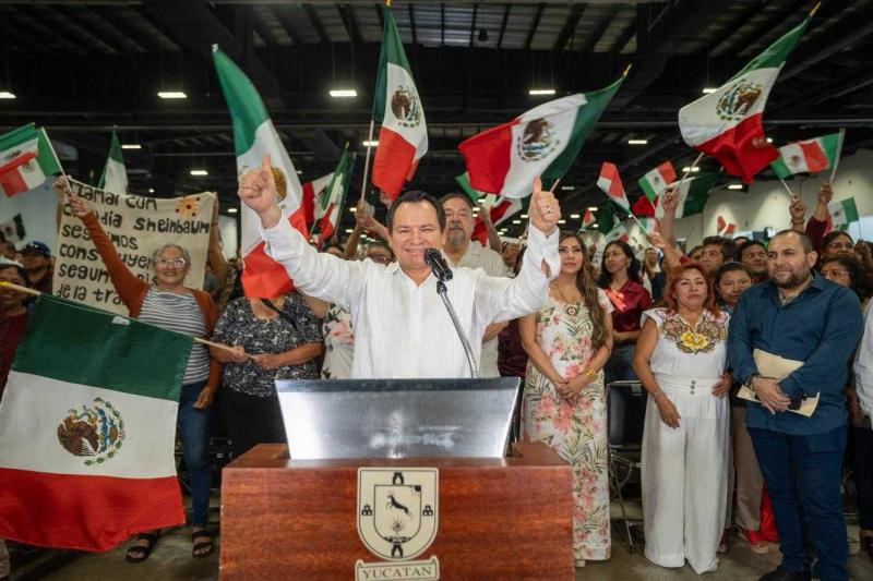 A dos años del triunfo histórico de la Presidenta Claudia Sheinbaum, Yucatán avanza con el Renacimiento Maya