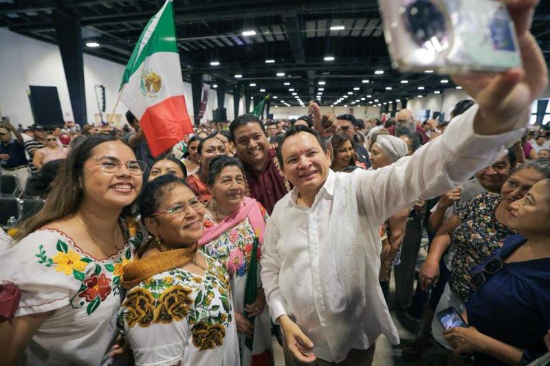 A dos años del triunfo histórico de la Presidenta Claudia Sheinbaum, Yucatán avanza con el Renacimiento Maya