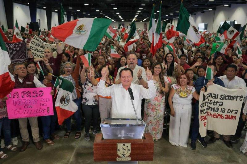 A dos años del triunfo histórico de la Presidenta Claudia Sheinbaum, Yucatán avanza con el Renacimiento Maya