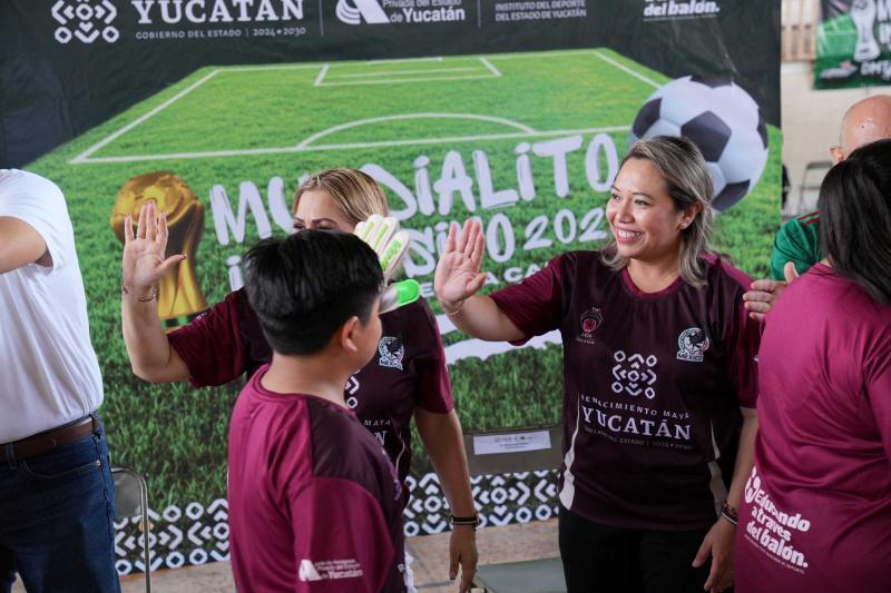 Mundialito Inclusivo reúne a niñas, niños y jóvenes en una jornada de deporte y convivencia