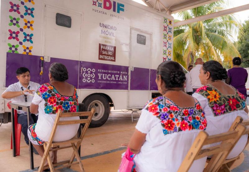 DIF Yucatán acerca agua segura gratuita a familias de Kunché