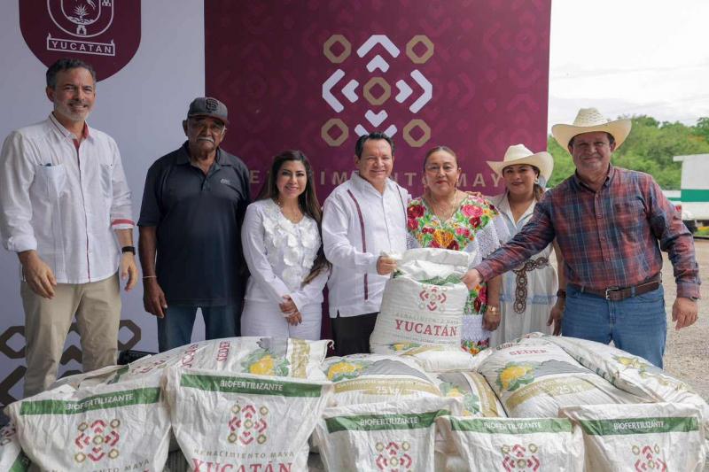 Impulsa Gobernador Joaquín Díaz Mena inversión, tecnología y apoyos para el campo yucateco