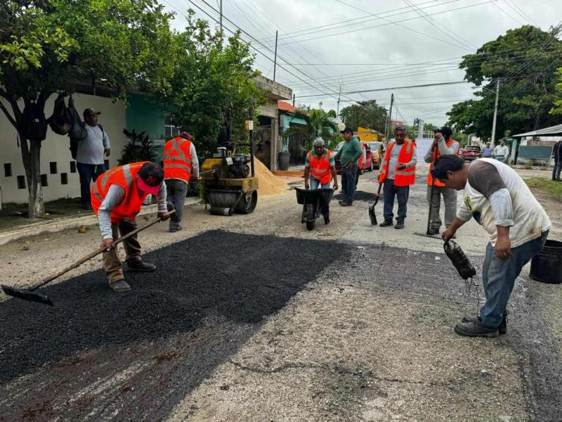 Inicia conservación de 38 calles en la colonia Melchor Ocampo de Mérida