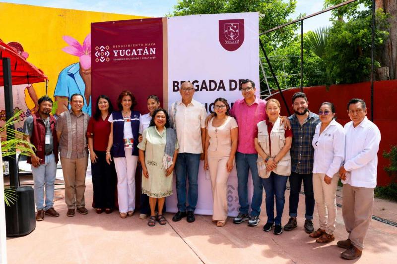 Más de 400 personas participan en las Brigadas de Atención Ciudadana "A Ts’atáanta’al ta Kaajal" en Ticul