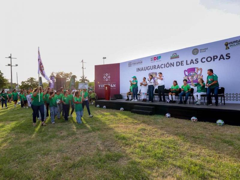 Inician Copas del Mundial Social 2026 con participación incluyente en Yucatán