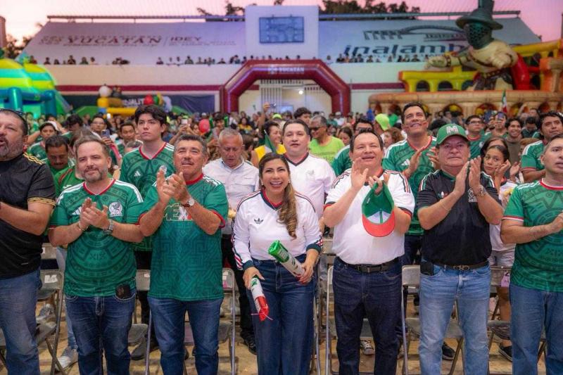 Más de 12 mil personas vibran con triunfo de México en Zonas Fan Yucatán